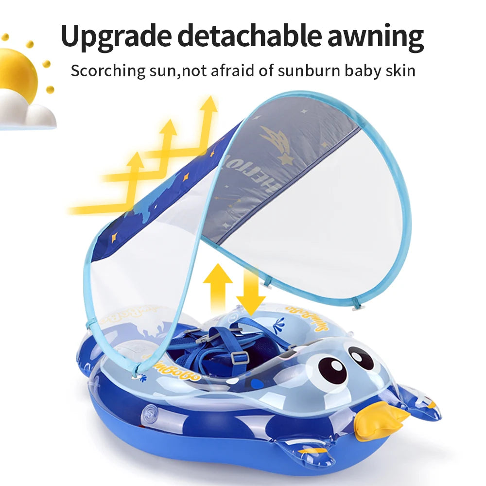 EZ Swimbobo Kids Inflatable Baby Floating Water Toy Swimming Floats Waist Trainer Child Swim Pool Ring PVC Children Float