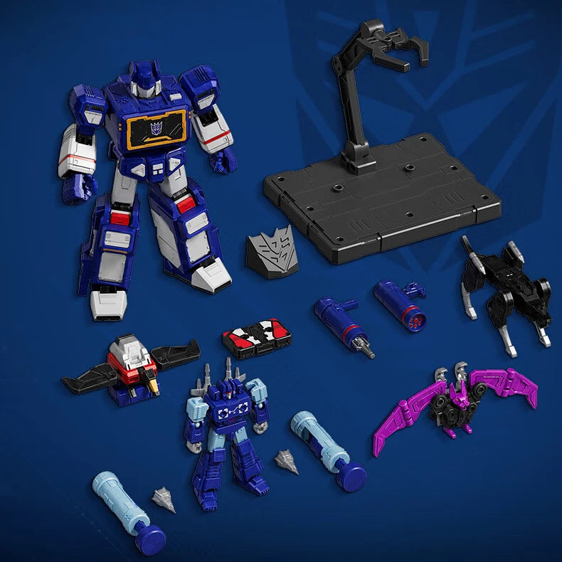 EZ 18.5CM Original Transformation Soundwave RUMBLE RAVAGE LASERBEAK RATBAT G1 ACTION EDITION Action Figure Toy Decepticons Autobots