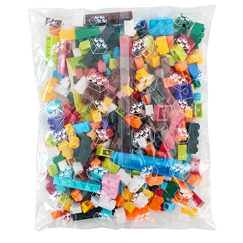 EZ 125/250g DIY Building Blocks Bulk Lot Pack Sorte Thick Bricks Block Plate Toys Small Particles Bulk Fit Legoeds Gift for Kids