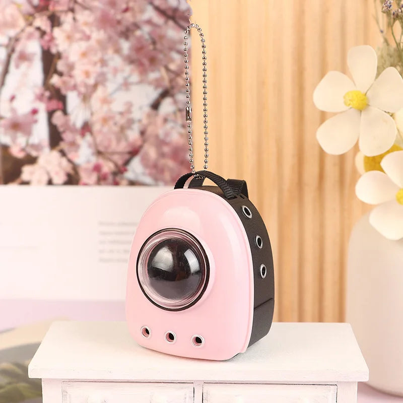 EZ Labubu Doll Canvas Backpack Simulation Pet Bag for 15/17cm Dolls Cute Doll Accessories