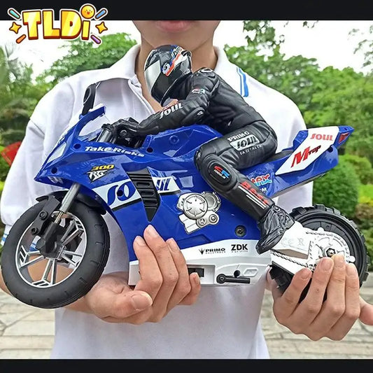 EZ RC Motorcycles Toys for Boys 1/6 Electric Motor RC Cars High Speed 4CH Remote Control Racing Motorcycle Drift Car Model Gift