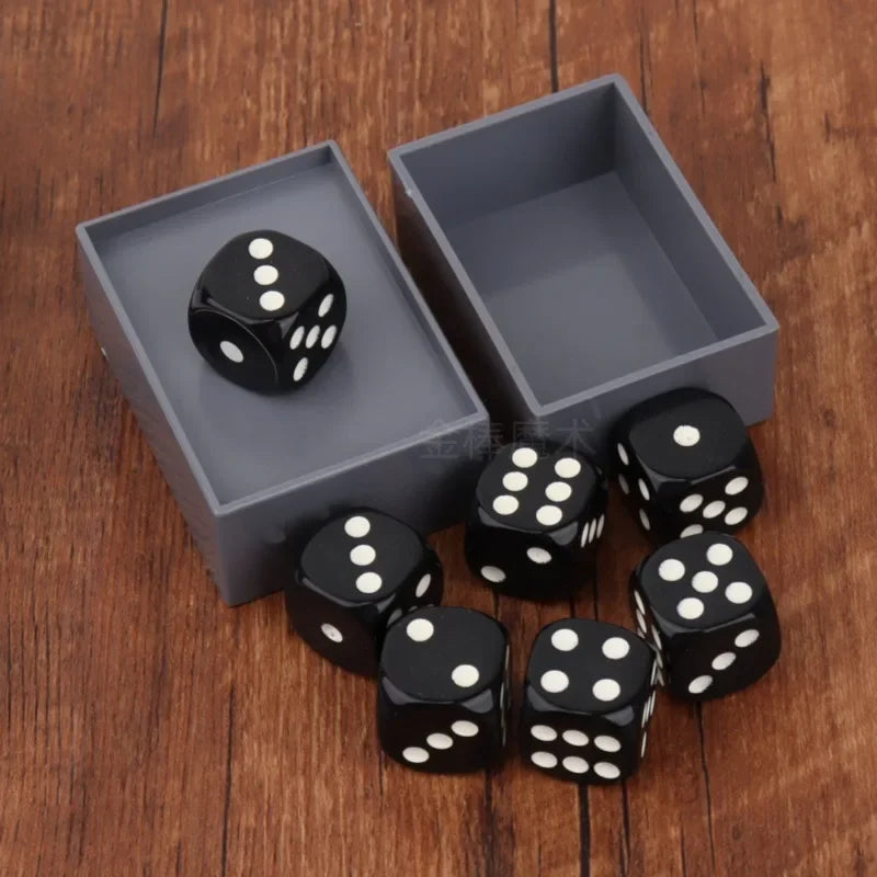 EZ 6 Pcs/Box Predict Miracle Dice Turn All Dice Into 6 Magie Toy Magicians Shows Illusion Props Children's Toys Gifts Magic Tricks