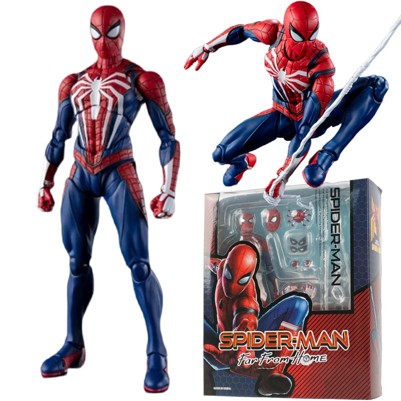 EZ SHFiguarts Spider Man Figuarts PS4 Game Version SHF Peter Parker Simple style Heroic action Action Figure Model Toys Gift