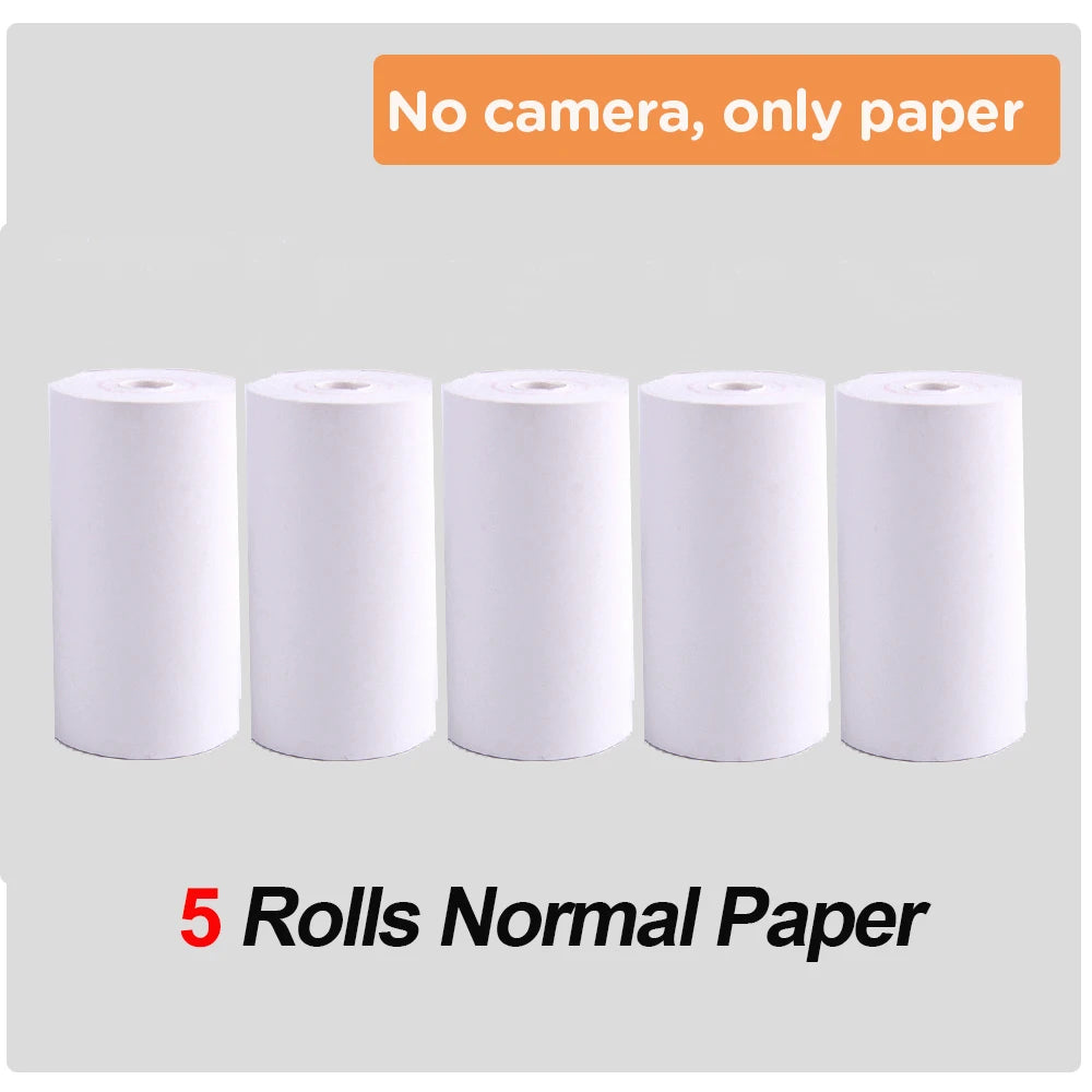 EZ Kdis Camera Instant Print Toy Photo Label Thermal Printing Photograph Video Digital Camera Print Toys for Boys Girls Gifts