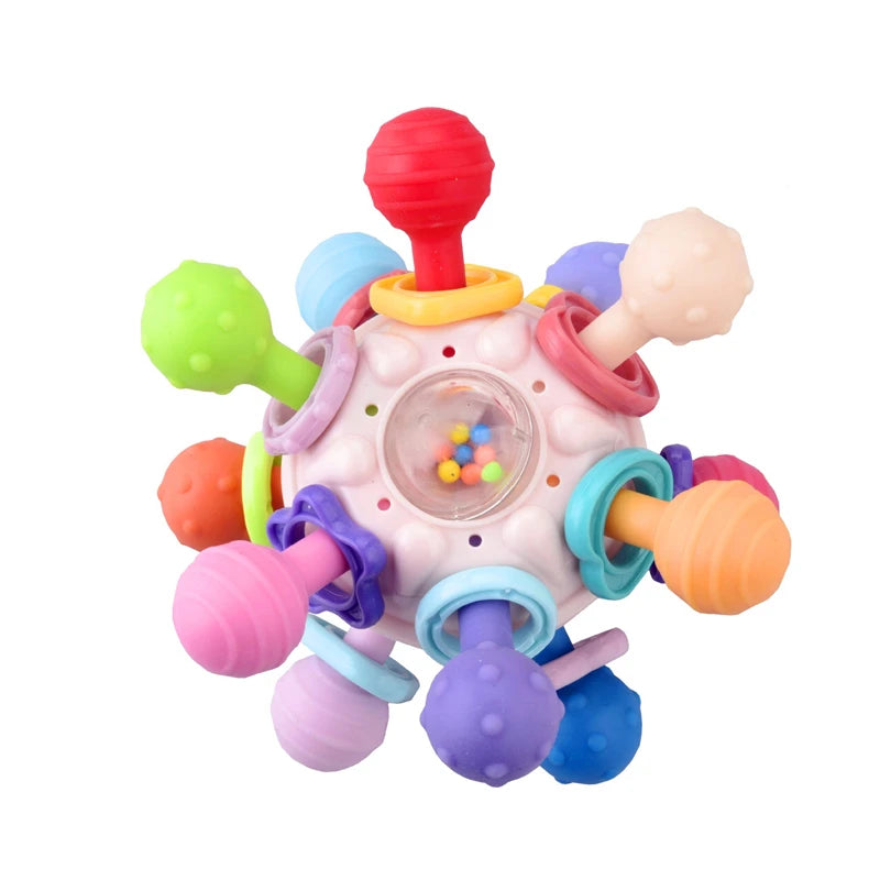 EZ Montessori Baby Toys 6 12 Months Toddler Develop Sensory Toy Rattle Catch Ball Sand Hammer Tambourine Bell Drum Educational Toys