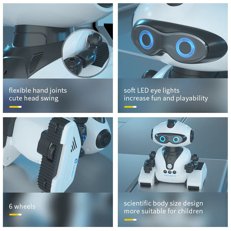 EZ Intelligent Remote Control JJRC R22 Robot Toy Gesture Sensing Music Recording Education Programming Science Popularization Robot