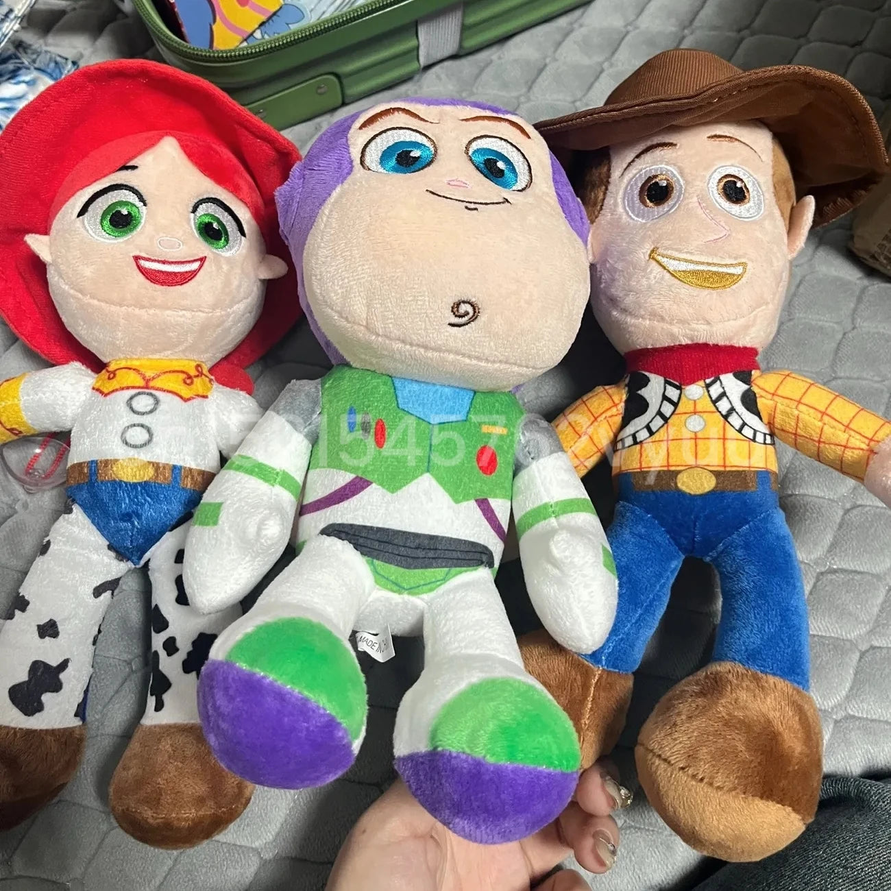EZ 23cm Cute Woody Buzz Lightyear Plush Toy Lovely Stuffed Anime Jessie Plushies Pendant Cartoon Doll Home Decor Xmas Gifts