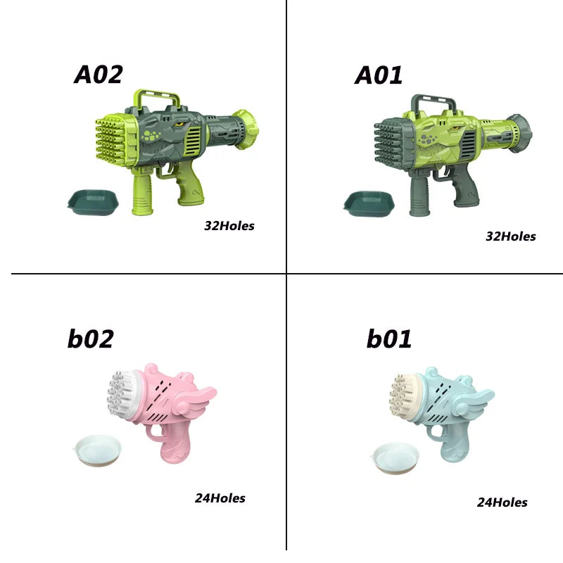 EZ bubble machine fully automatic bubble blowing Outdoor bubble machine without battery without bubble water kids toys
