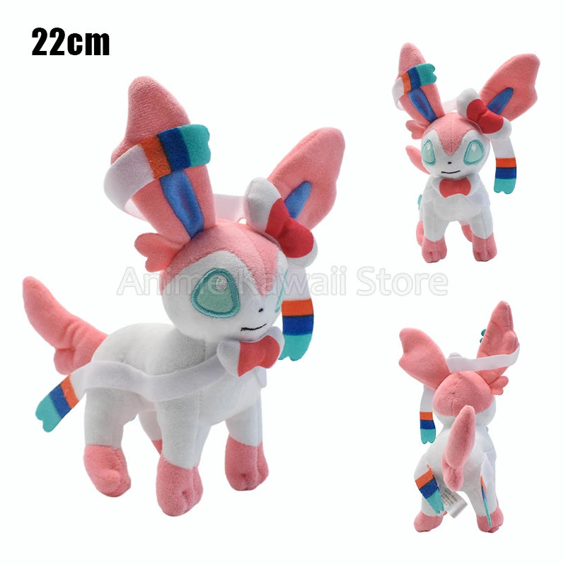 EZ Kawaii Mimikyu Eevee Stuffed Plush Toy Pokemon Evolution Umbreon Flareon Jolteon Glaceon Vaporeon Sylveon Espeon Peluche Dolls