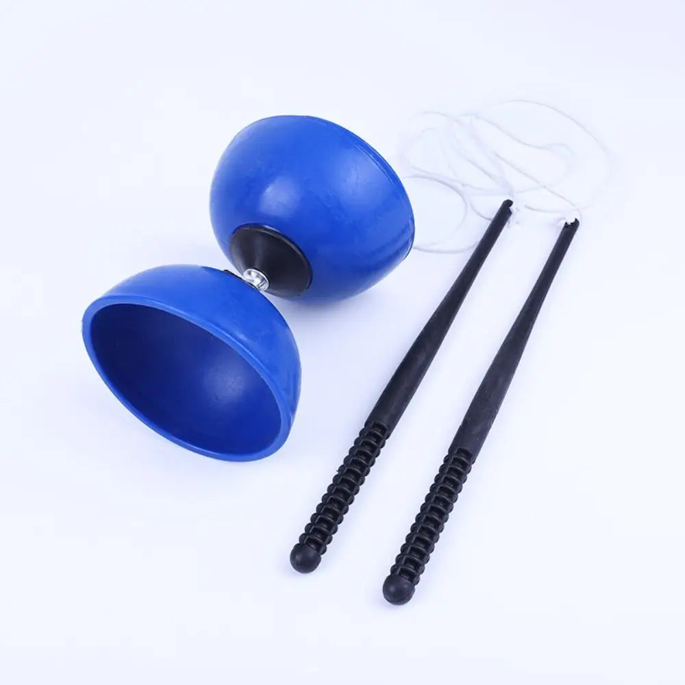 EZ Sensory Training Equipment Leather Chinese Diabolo Soft Thicken Chinese Yo-yo Bowl Shape Diabolo Toy Outdoor