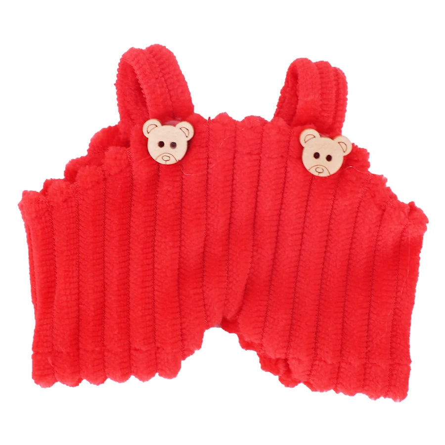 EZ Doll Pants+Doll Shoes For labubu 17cm Plush Doll Clothes Accessories Girl's Toys Birthday Present