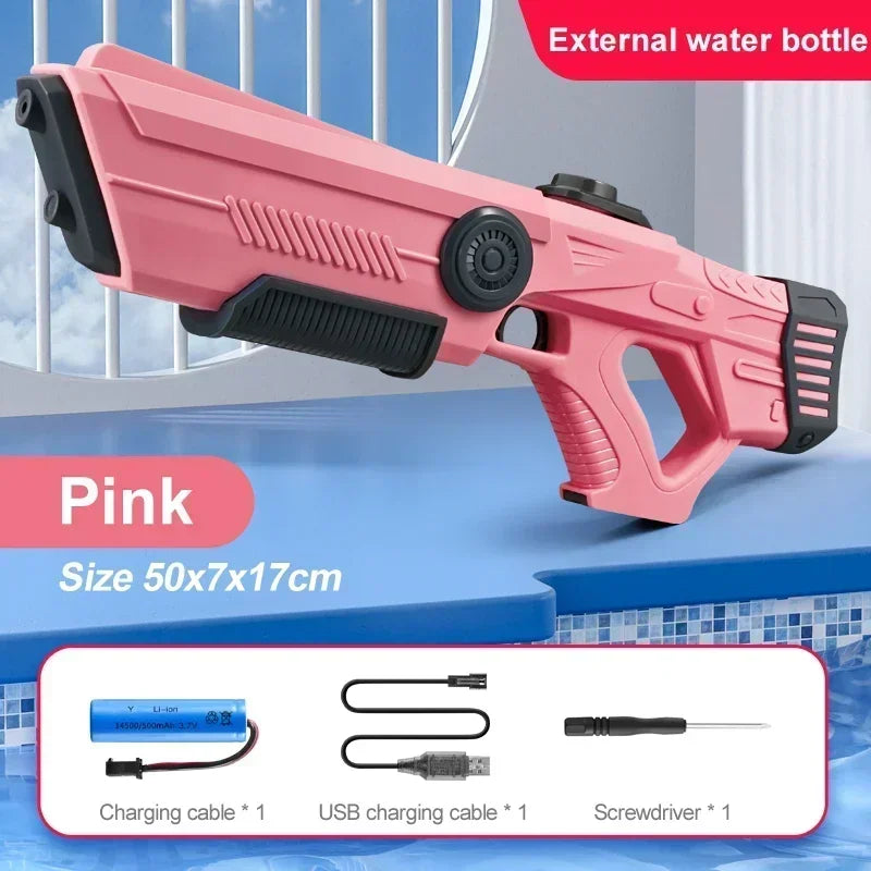 EZ Automatically Water High Pressure Electric Water Gun Toys for Kids Summer Outdoor Pool Fight Games Children Water Toys Boys Gift