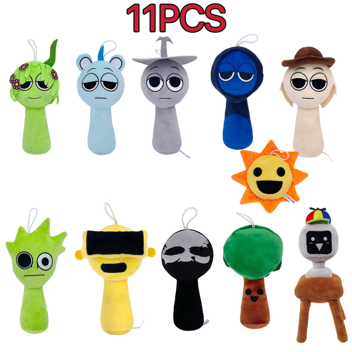 EZ Sprunki Plush Toys Sprunki Plushie Doll Singers Oren Wenda Game Cartoon Stuffed Pillow Kids Birthday Christmas Gifts
