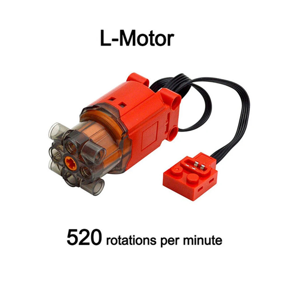 EZ Technical Electronic Building Block MOC Refit Accessories Micro-motor RC Power Functions Parts Creative DIY Car Bricks Kids Toys