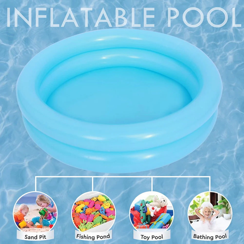 EZ PVC Summer Baby Inflatable Swimming Pool Round Basin Kids Outdoors Sport Water  Garden Paddling Pool for 0-3Y