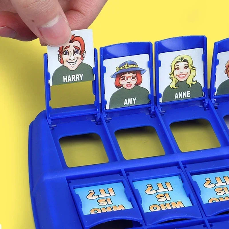 EZ Guess who I am board game parent-child interaction toy logical reasoning children's puzzle guess me you my character chessboard