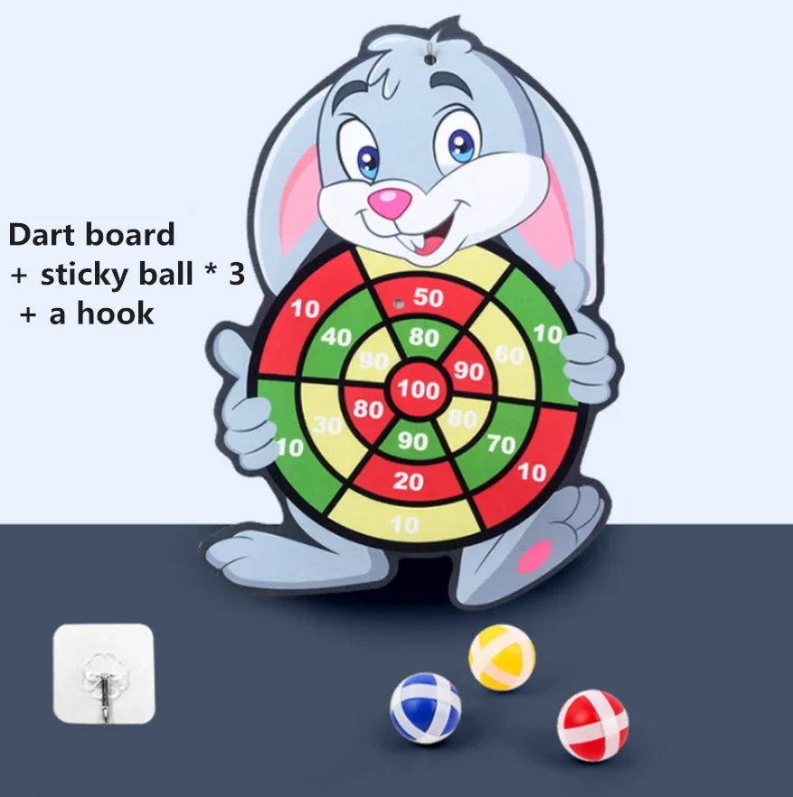 EZ Kids Basketball Hoop Kit Cartoon Creative Animals Basketball Stand Outdoor Indoor Game Sport Play Toys For Children Kids