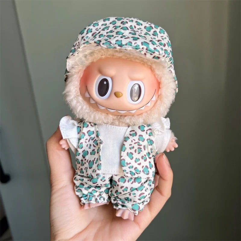 EZ Mini Plush Doll Clothes Outfit Accessories for 17cm Labubu V1 V2 and Multiple Series - The Perfect Attire for Your Doll