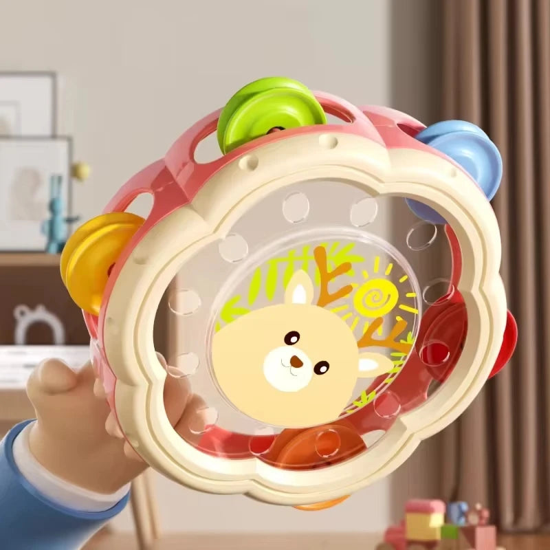 EZ Montessori Baby Toys 6 12 Months Toddler Develop Sensory Toy Rattle Catch Ball Sand Hammer Tambourine Bell Drum Educational Toys