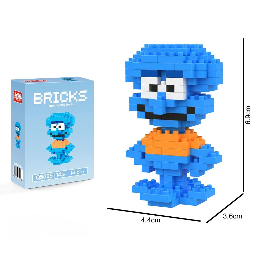EZ New Super Mario Q Cartoon jigsaw Puzzle Blocks for children Small particles  educational toy student doll model gift