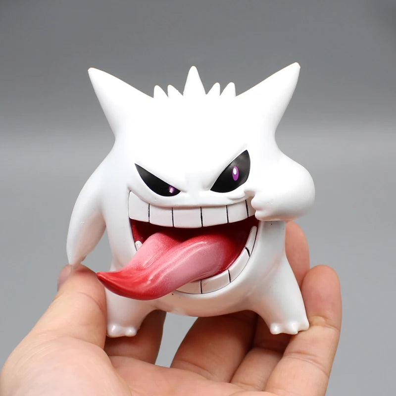 EZ Pokemon Gengar Sticking Tongue Out Different Colors Anime Action Figure Game Statue Collectible Kawaii Model Kids Toy Doll Gift