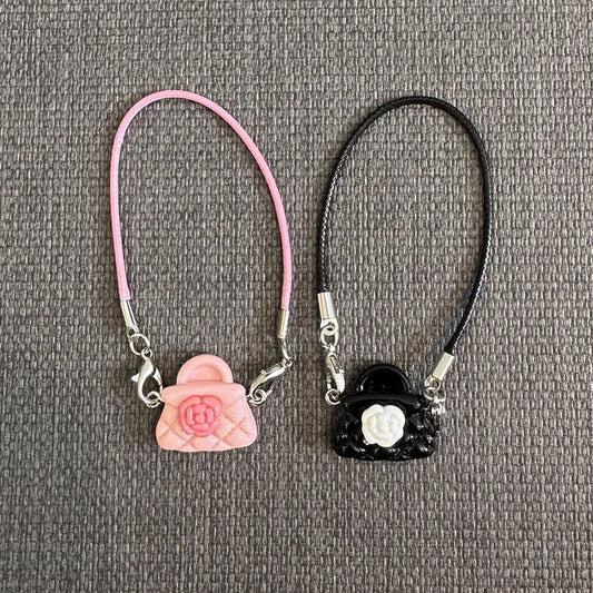 EZ Labubu Mini Doll bag Dress Up Plush Toy for 17cm Labubu Accessories Dollhouse Hanging Neck Accessories Key Chain schoolbag Penda