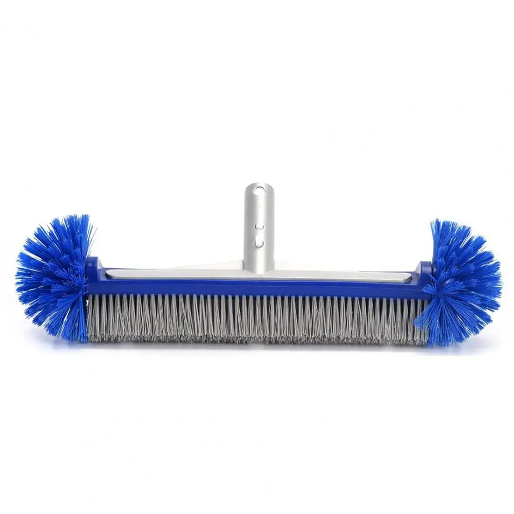 EZ Swimming Pool Brush Head With Corner Cleaning Brush Semi-spherical Bristles Easy To Install Pool Tile Scrubber Brush