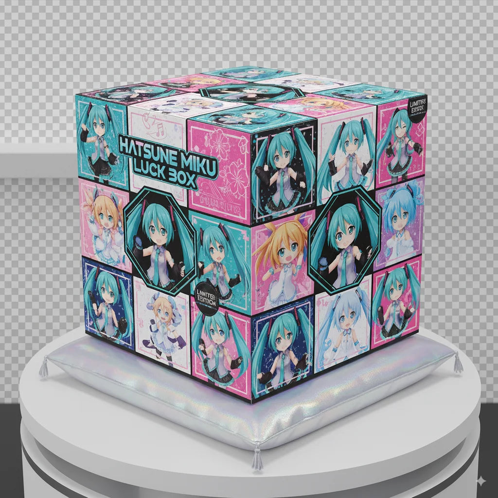 EZ Hatsune Miku Mini Blind Box Anime Figure Lovely Design Japanese Style Cute Girl Decoration Toy Perfect Gift for Miku Fans