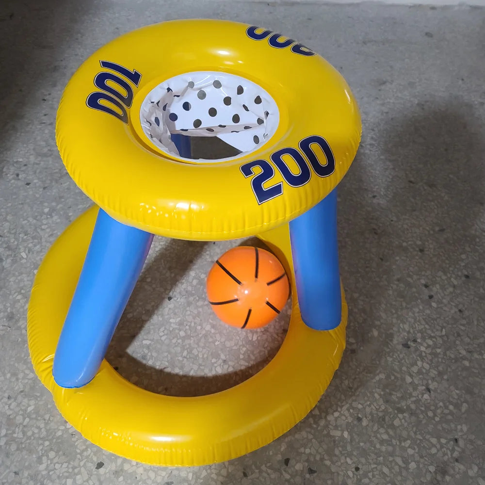 EZ Inflatable basketball stand, water inflatable adult outdoor swimming pool game, hoop basketball