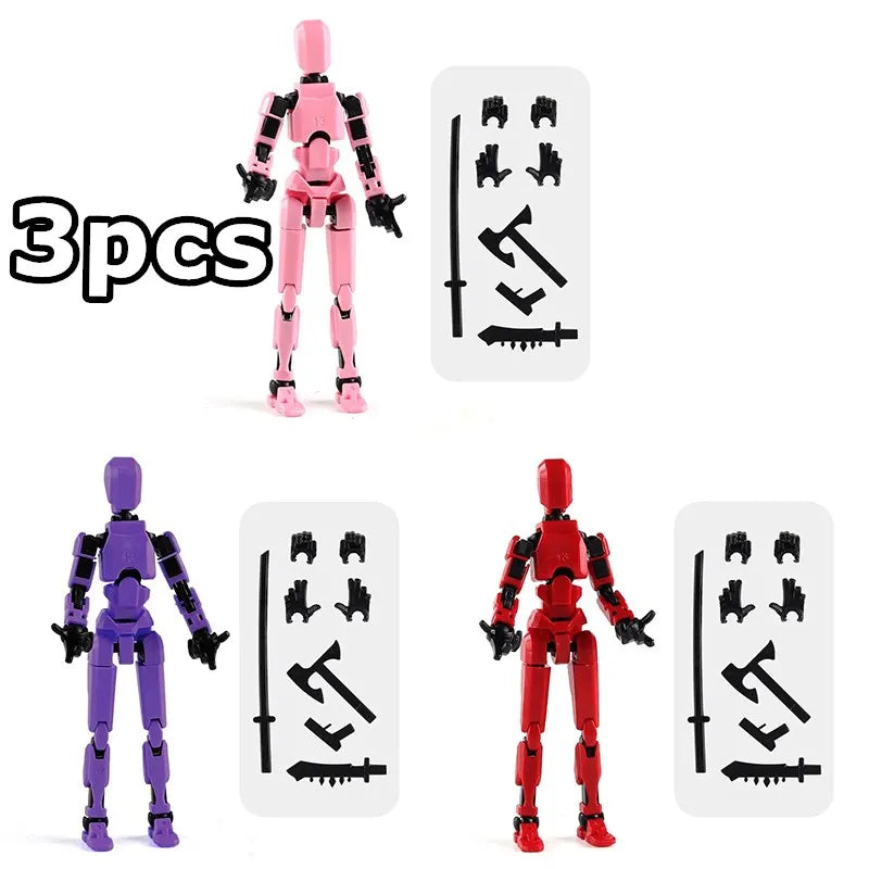 Lucky Puppets 13 Doll,Multiple Styling Combinations Robot Model