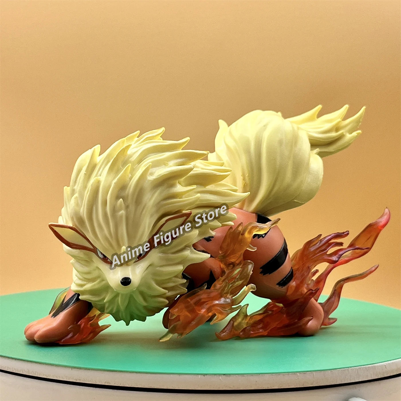 EZ Pokemon Anime Figure GK Arcanine 9cm Action Figure Model PVC Collection Ornaments Statue Dolls Birthday Toy Gifts