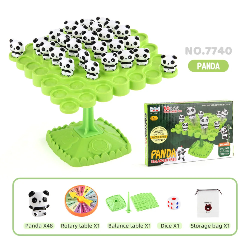 EZ Fun Frog Balance Tree Children Montessori Math Toys Balancing Board Game Parent-child Interaction Tabletop Balance Game Toy Gift