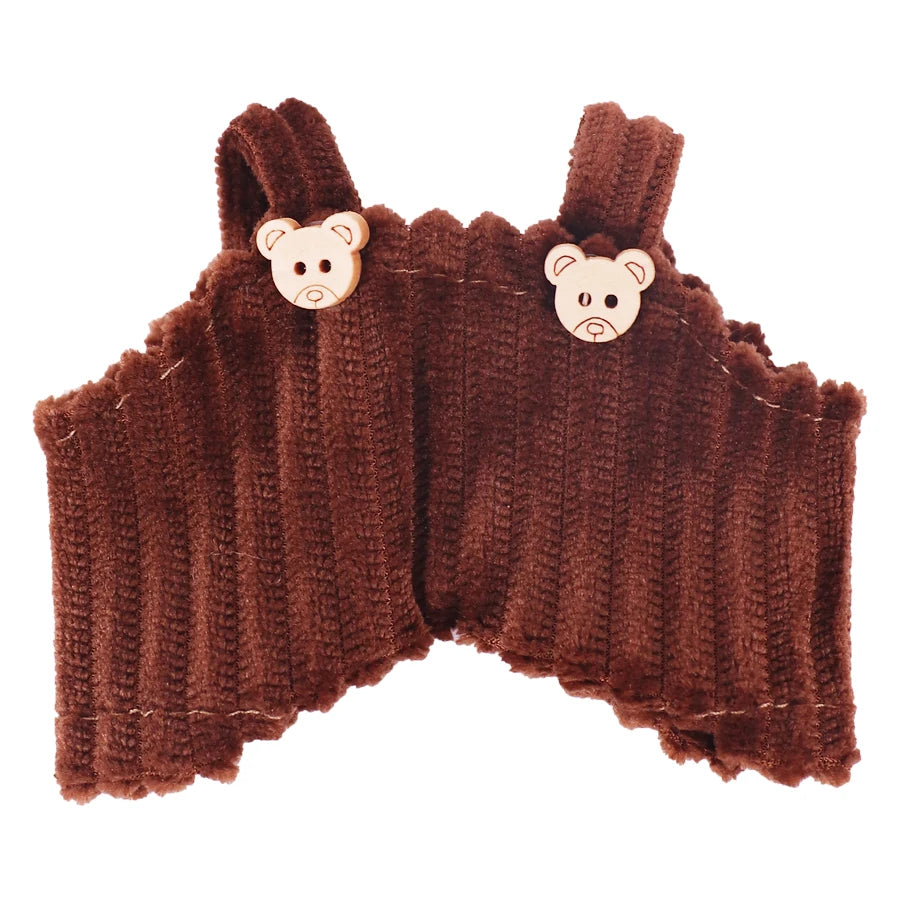 EZ Doll Pants+Doll Shoes For labubu 17cm Plush Doll Clothes Accessories Girl's Toys Birthday Present