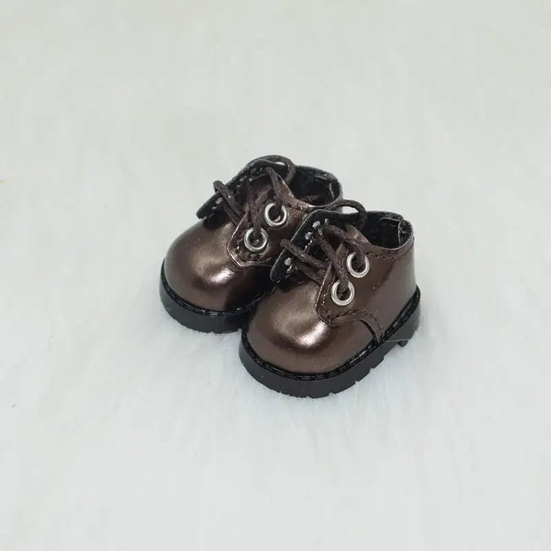 EZ For LABUBU Leather Shoes Suitable for 17cm Cotton Dolls Shoes Boots Toys Casual Sports Shoes Dolls Accessories DIY Doll Toys