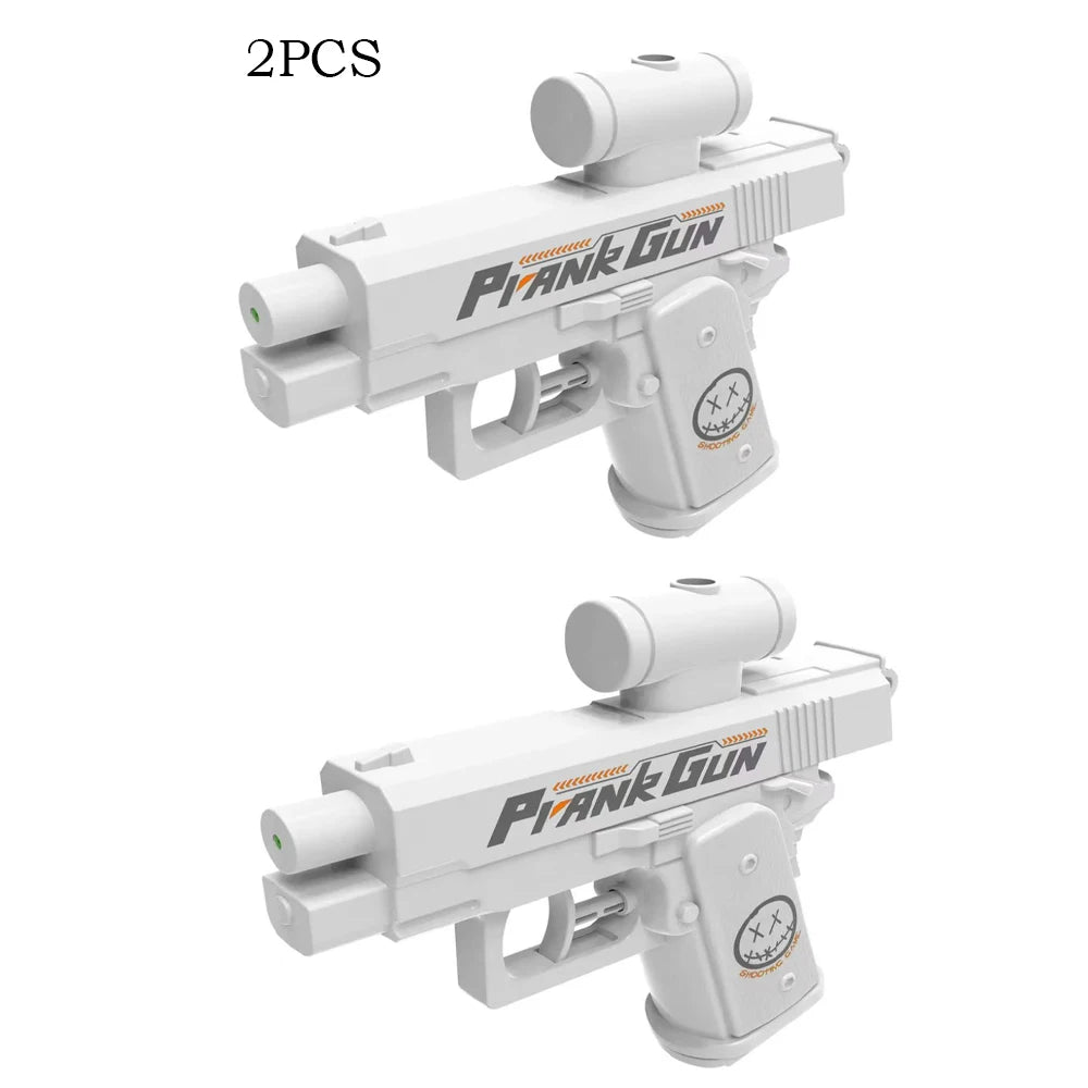 EZ Outdoor Summer Water 2-Way Squirt Gun - Press & Spray Water Gun,Reverse Splash Toy for Prank Fun,Stress Relief, Water Fight Game