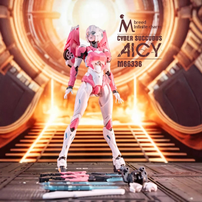 EZ Meili Infinity M66336 17cm Arcee Transformer Assembly Model Kit Action Figures Doll Desktop Ornament Robot Toys Surprise Gifts