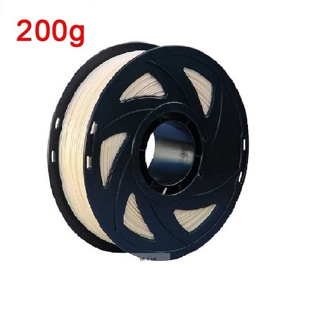 EZ Flexible Filament TPU 1.75mm 200g Translucent Filament Soft 95A TPU FDM 3D Printer Material Glow In The Dark Filament Rainbow
