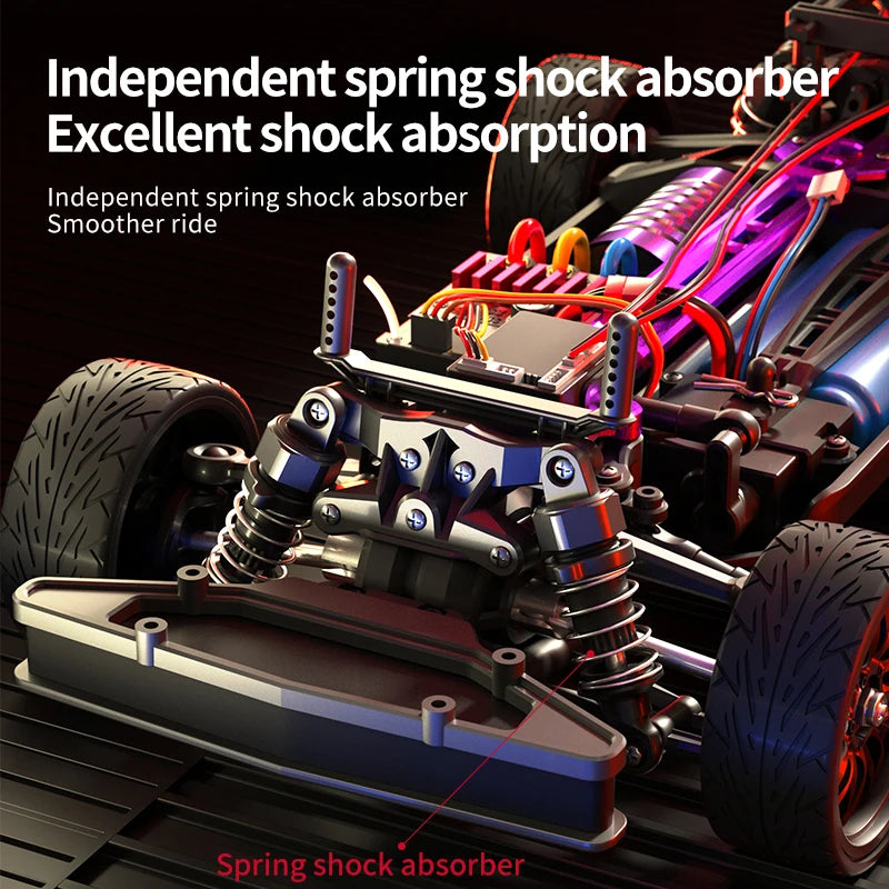 EZ SG216 MAX 1:16 Brushless RC Drift Car With LED 70KM/H Or 40KM/H 4WD High speed Racing Rc Car Monster Truck for Kids Gift