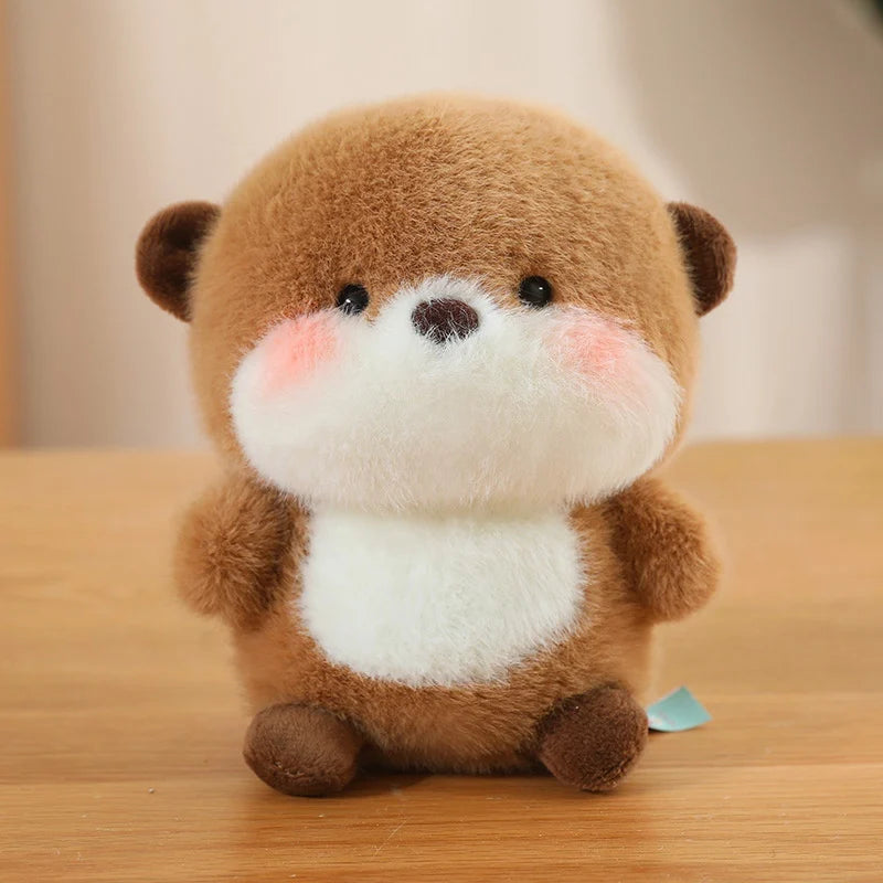 EZ Cute Sitting Animals Red Panda Fox Sloth Cat Soft Plush Dolls Stuffed Capybara Pig Plushie Baby Toys Gifts For Children