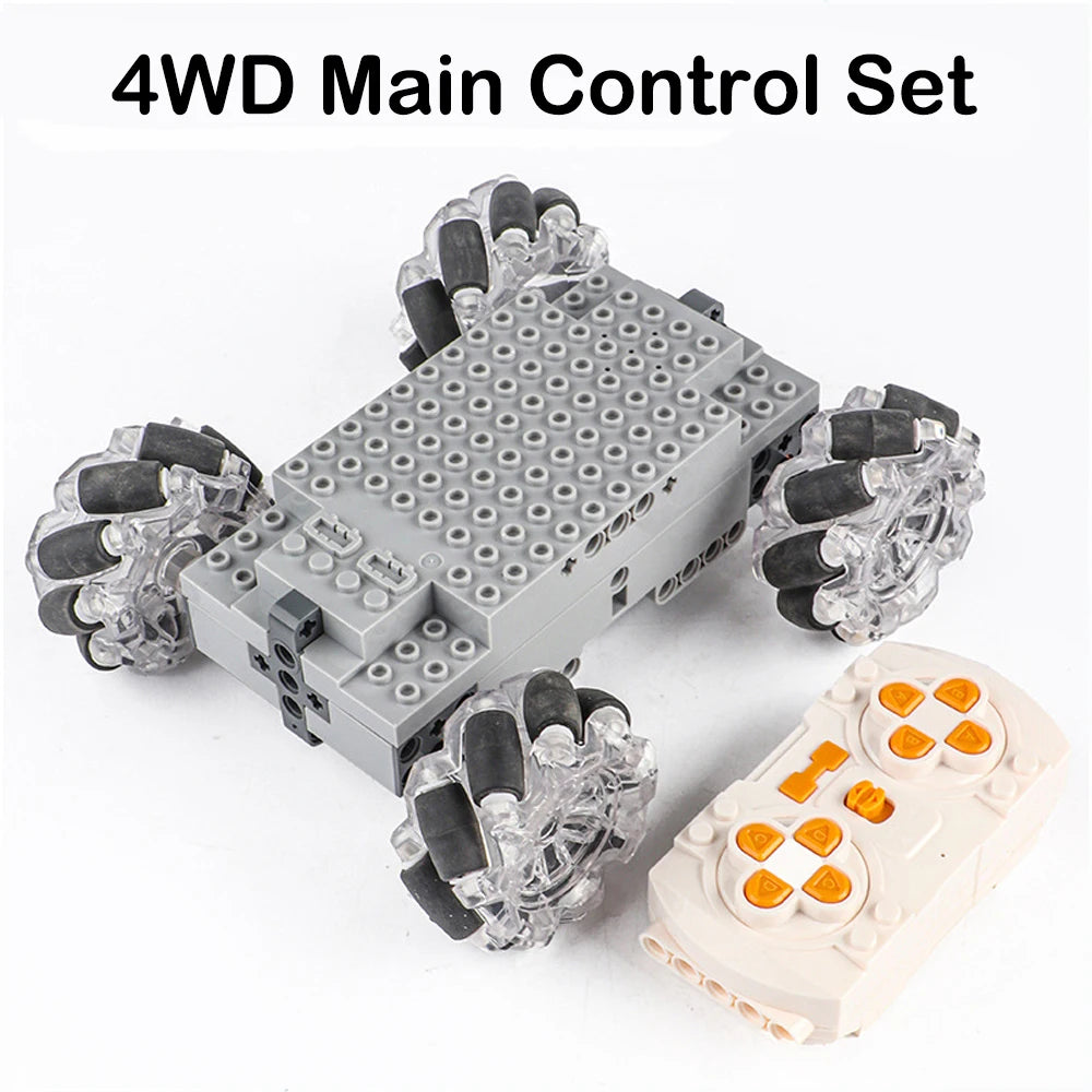 EZ Technical Electronic Building Block MOC Refit Accessories Micro-motor RC Power Functions Parts Creative DIY Car Bricks Kids Toys
