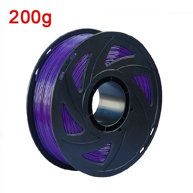 EZ Flexible Filament TPU 1.75mm 200g Translucent Filament Soft 95A TPU FDM 3D Printer Material Glow In The Dark Filament Rainbow