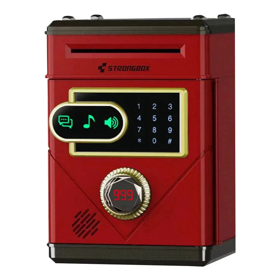 EZ Electronic Touch Screen Piggy Bank Safety Password Mini Intelligent Music Counting Money Coin Bank ATM Banks Toys For Kids Gift