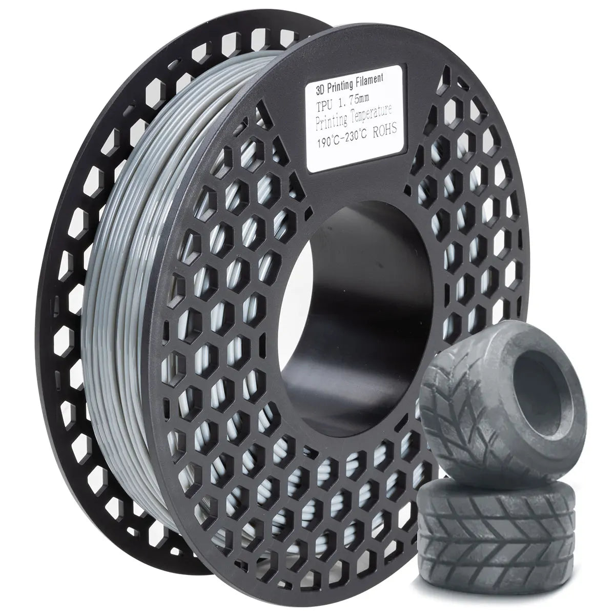 EZ 200g TPU Filament Flexible material for 3D Printers Flexible Filament Non-Toxic Good Aging Resistance Odorless Soft Prints Toys