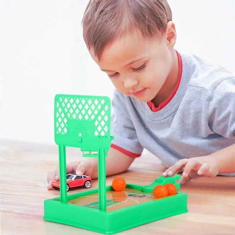EZ Mini Desktop Board Game Basketball Hoop Finger Shooting Machine Party Table Interactive Sport 2 Players Games Ball Toys For Kids