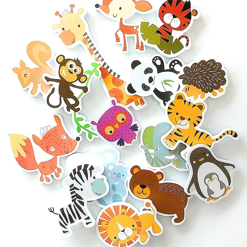 EZ Baby Toy Animal Bath Toys for Kids Soft EVA Paste Bathroom Toys Animal Cognitive Floating Water Toys for Boys Girls 2 to 4 Years