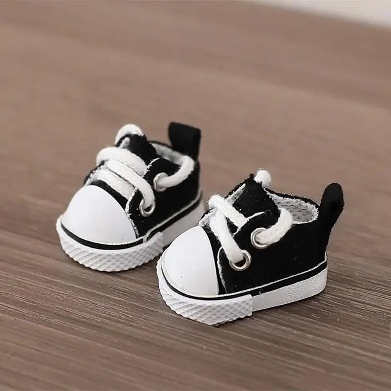 EZ (Only shoes)For LABUBU 17cm Cotton Dolls Shoes Toys Casual Sports Shoes Dolls Accessories for labubu outfits
