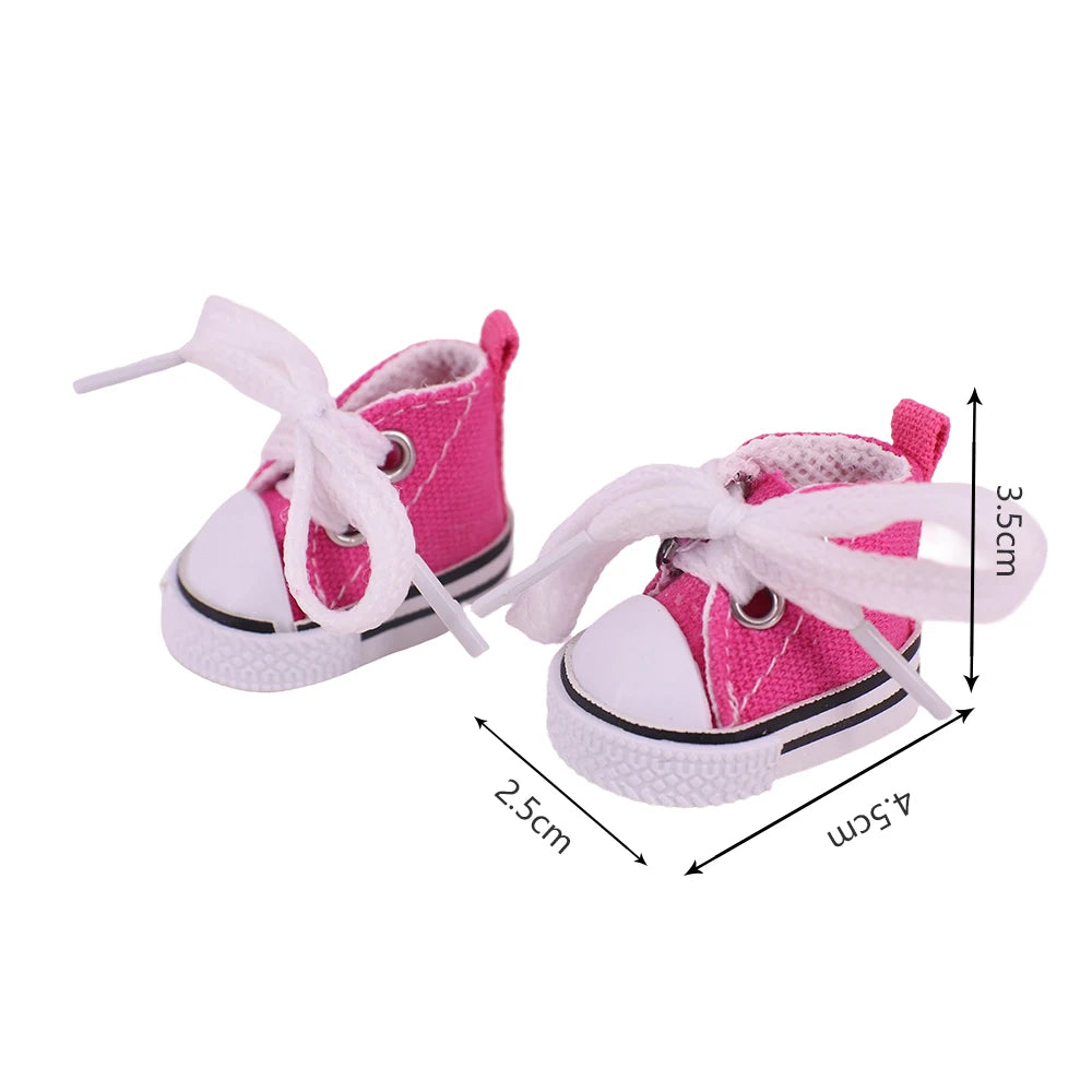 EZ For 15-17cm Labubu Doll Clothes Dress Hair Band Canvas Shoe Accessories Kpop Idol EXO Clothing Labubu Decoration Glasses,Gift