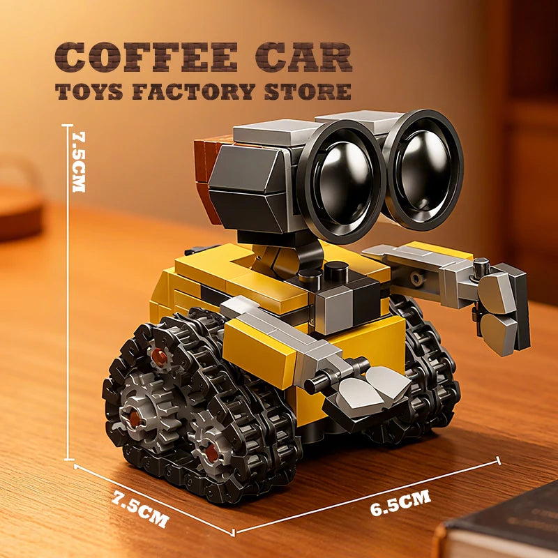 EZ Space Mini Robot MOC Building Bricks Toys 217Pcs Tracked Bot Model Classic Movie Sci-Fi Blocks Dolls Kids Adult Christmas Gifts