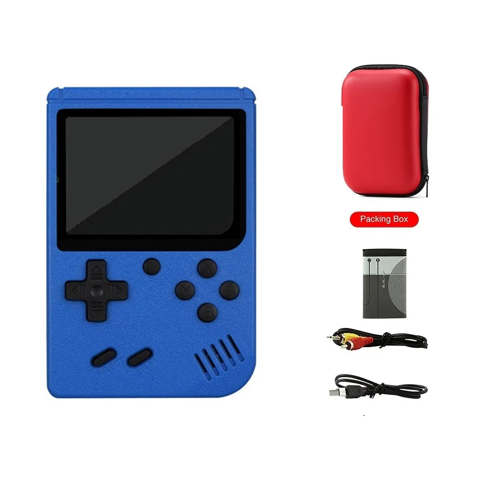 EZ Classic Retro Video Pocket Games Console Lcd Screen Built-in 400 Handheld Portable Mini Game Player for Boy Christmas Gift