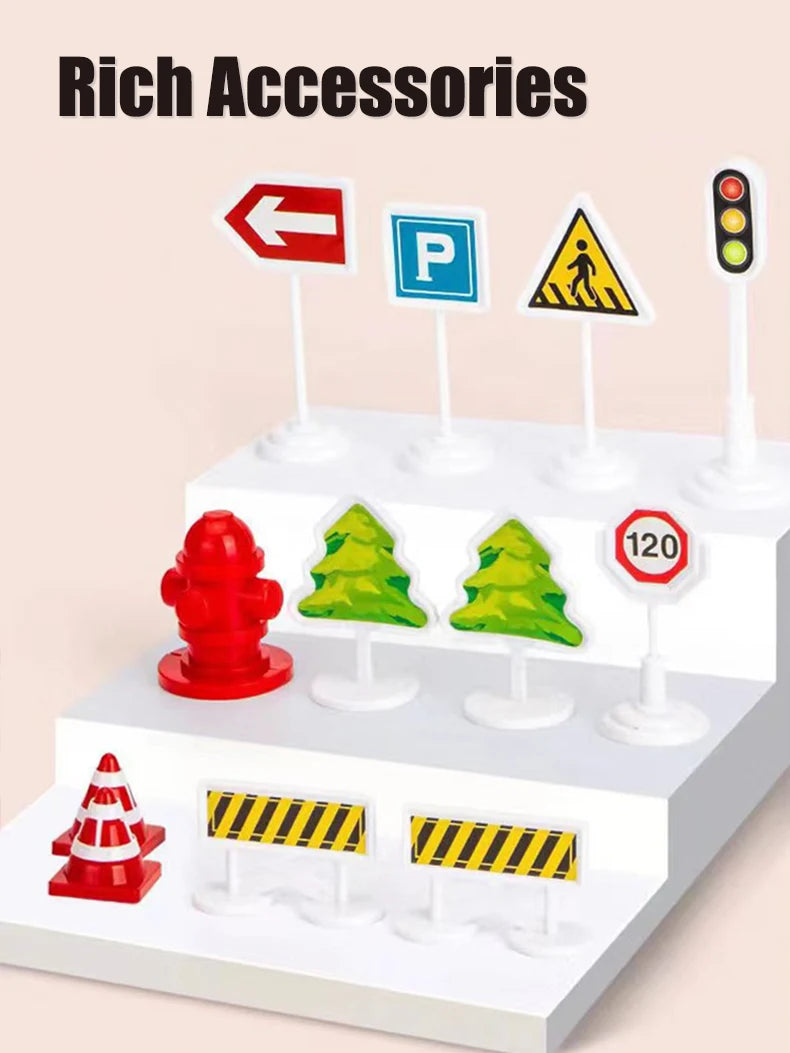 EZ Electric Assembling Rail Train Boy Educational Simulation Model Set Christmas Birthday Gift Train Track Toys